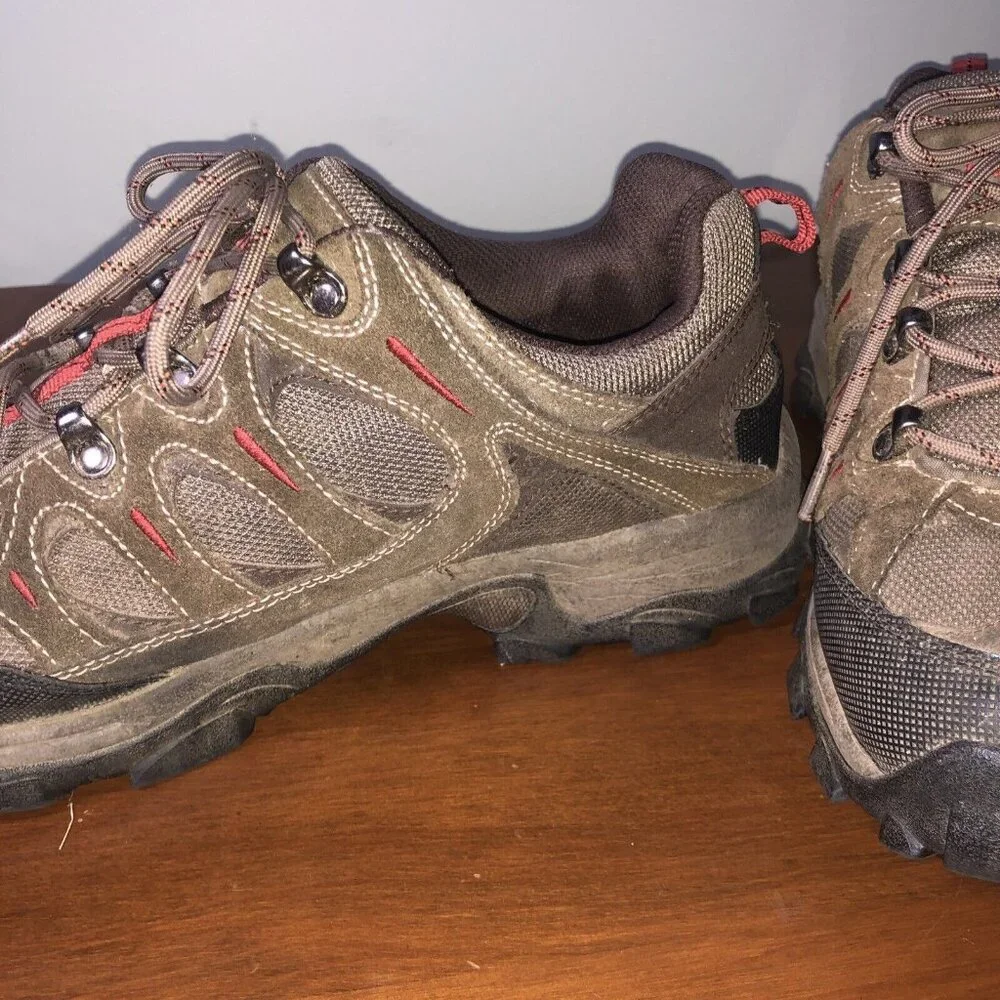 EVEREST Mens Leather Brown Hiking Boots Size 12 Ankle Utility‎ Outdoors - Picture 6 of 13